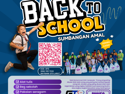 BERKONGSI REZEKI | BACK TO SCHOOL SUMBANGAN AMAL